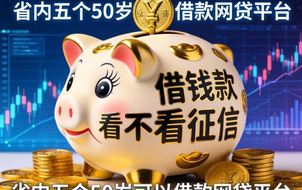 洋钱罐借款看不看征信，省内五个50岁可以借款的网贷平台