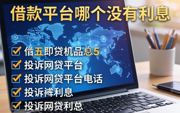 借款平台哪个没有利息，总结五个投诉网贷平台电话