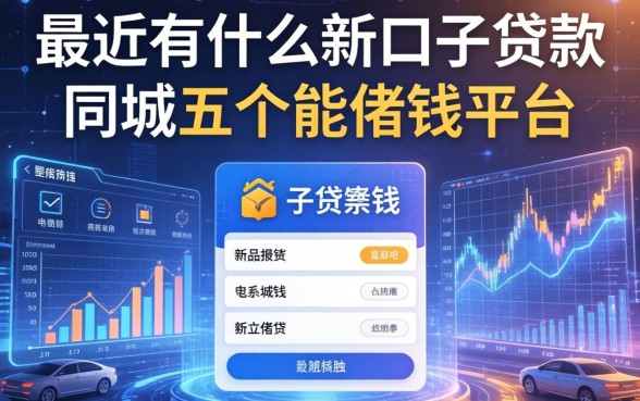 最近有什么新口子贷款，同城五个能借钱的平台