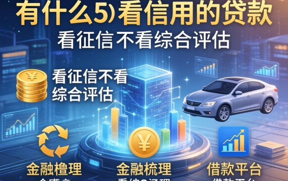 有什么不看信用的贷款，梳理5个不看征信不看综合评估的借款平台