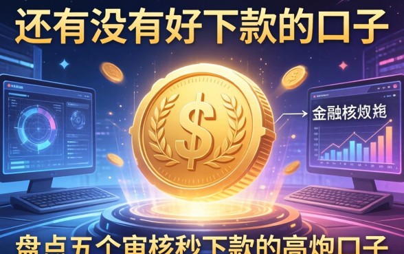 还有没有好下款的口子，盘点五个不审核秒下款的高炮口子