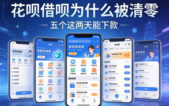 花呗借呗为什么被清零，分析五个这两天能下款的软件