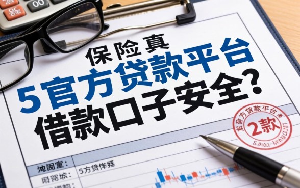 保险单借款口子安全吗，归纳5个官方贷款平台
