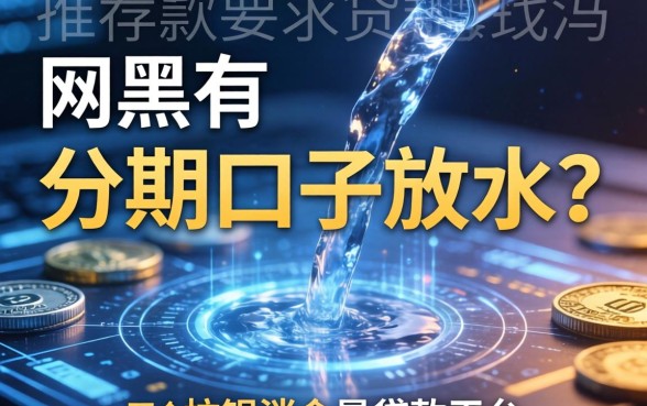 网黑有分期口子放水吗，推荐五个杭银消金是贷款平台