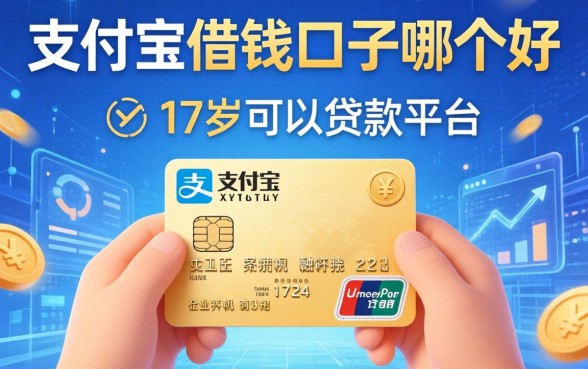 支付宝借钱口子哪个好，分享五个17岁可以贷款的平台