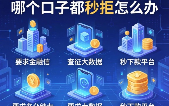 哪个口子都秒拒怎么办，分析五个不查征信大数据的秒下款平台