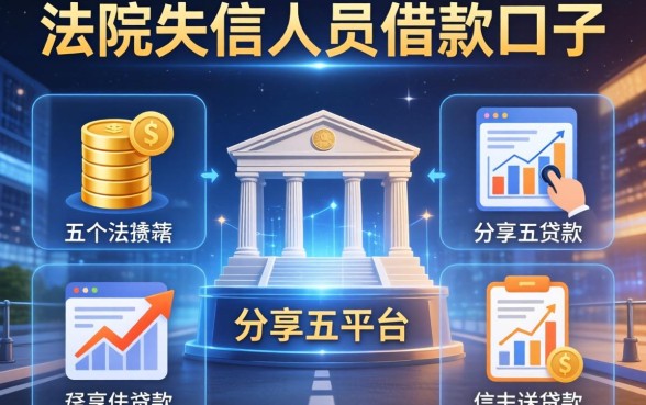 法院失信人员借款口子，分享五个平台可以贷款