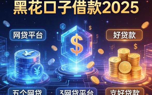 黑花口子借款2025，分析五个网贷平台好贷款