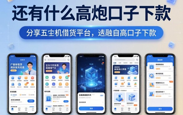 还有什么高炮口子下款，分享五个手机借钱平台
