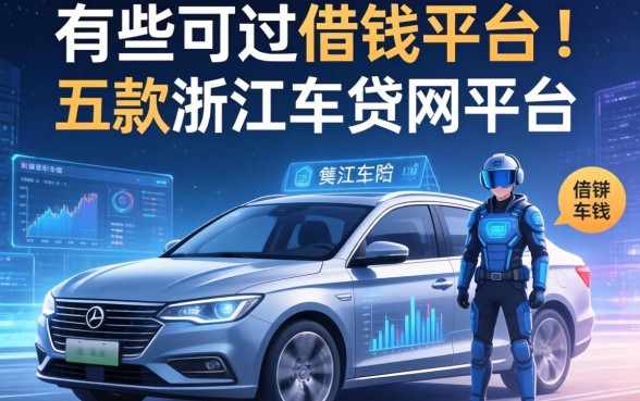 有哪些可以借钱的平台，探讨五款浙江车贷网平台