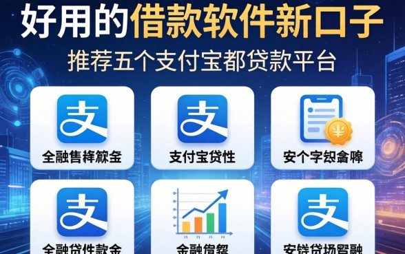 好用的借款软件新口子，推荐五个支付宝都贷款平台