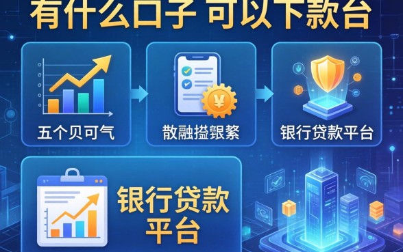 有什么口子可以下款的，分析五个银行贷款平台