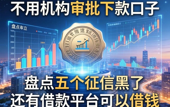 不用机构审批下款口子，盘点五个征信黑了还有借款平台可以借钱