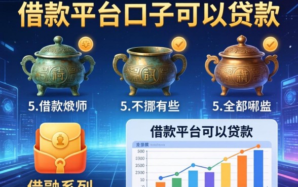 青铜系列口子都有哪些，例举5个借款平台可以贷款