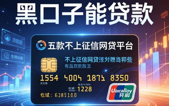 黑口子能贷款的有哪些，探讨五款不上征信的网贷平台