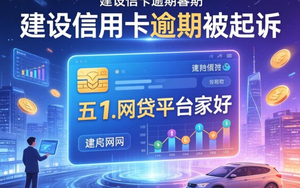 建设信用卡逾期被起诉，分析五个网贷平台哪家好