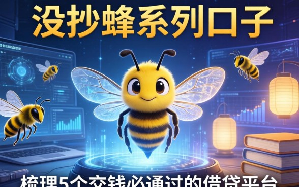没抄蜂系列口子有哪些，梳理5个交钱必通过的借钱平台