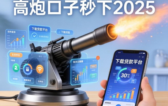 高炮口子秒下2025，整理五个下载贷款平台