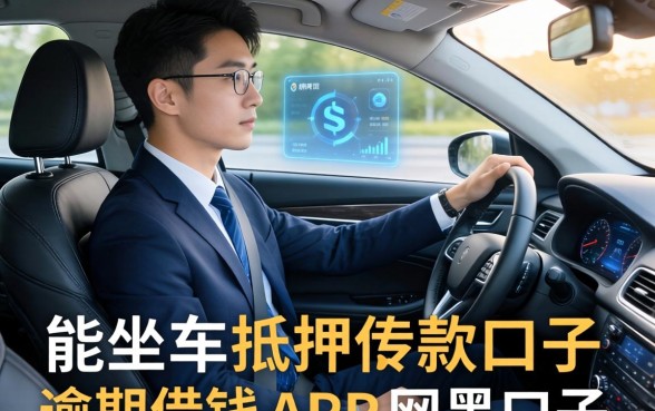 能坐车抵押借款的口子，总结五个严重逾期能借钱的app网黑口子