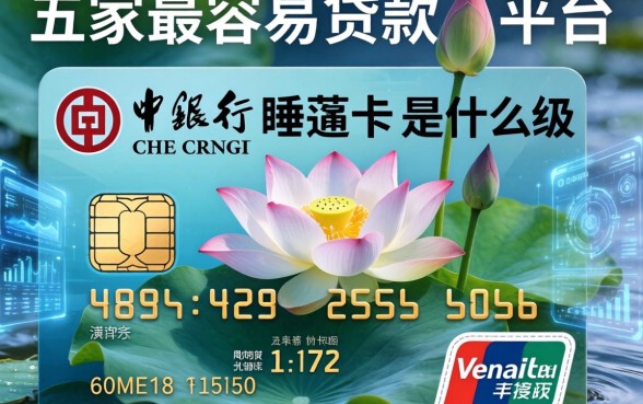 中行睡莲卡是什么级别，解答五家最容易贷款的平台