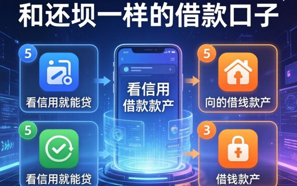 和还坝一样的借款口子，归纳5个不看信用就能贷的借钱软件
