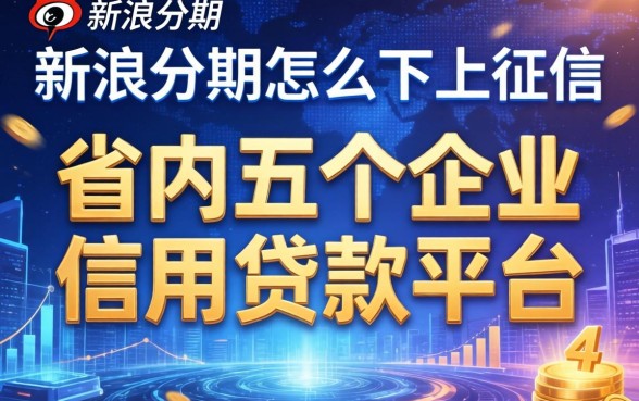 新浪分期怎么不上征信,省内五个企业信用贷款平台