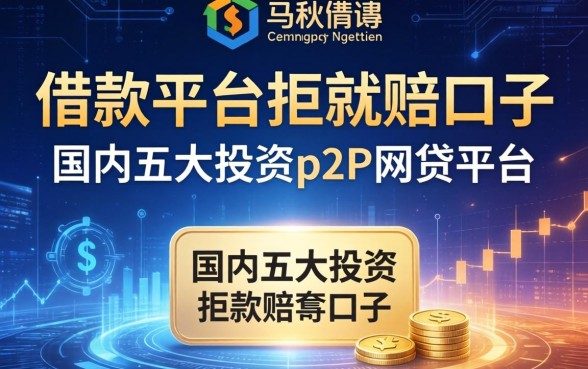 借款平台拒就赔的口子，国内五大投资p2p网贷平台