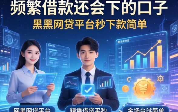 频繁借款还会下的口子，介绍五个黑户网贷平台秒下款简单