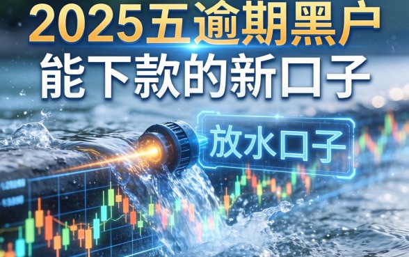 2025年放水的口子，总结五个逾期黑户能下款的新口子