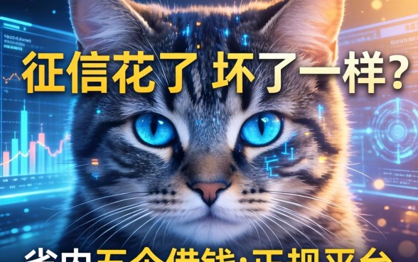 征信花了和坏了一样吗，省内五个借钱的正规平台