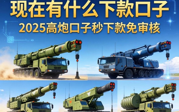 现在有什么下款的口子，介绍五个2025高炮口子秒下款免审核