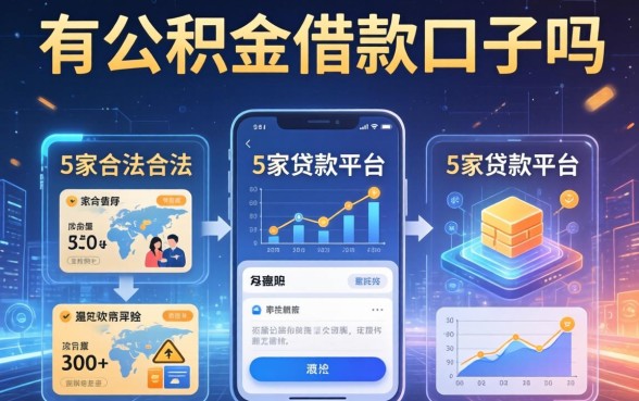 有公积金借款的口子吗，阐述5家合法的贷款平台