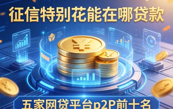 征信特别花能在哪贷款，解答五家网贷平台p2p前十名