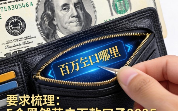 百万钱包的口子在哪里，梳理5个黑户花户下款的口子2025