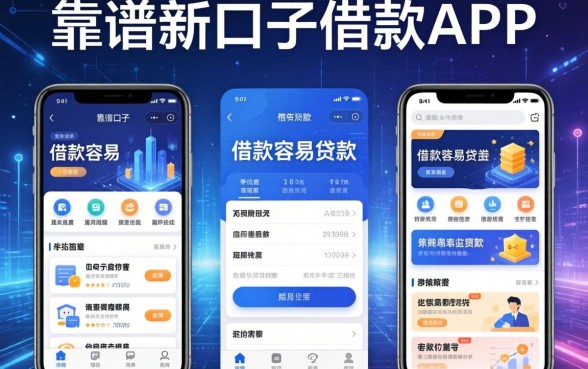 靠谱新口子借款app，例举5个平台借款容易贷款
