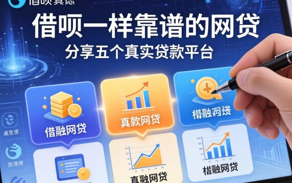 和借呗一样靠谱的网贷，分享五个真实贷款平台