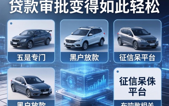 贷款审批变得如此轻松，分析五个专门给黑户放款的平台及征信呆账相关