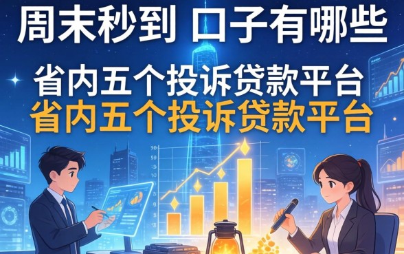 周末秒到的口子有哪些，省内五个投诉贷款平台