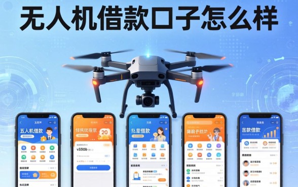 无人机借款口子怎么样，汇总五个借款软件