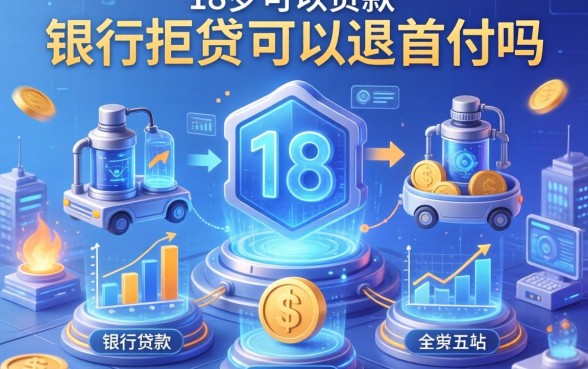 银行拒贷可以退首付吗，分析五个18岁可以贷款的平台