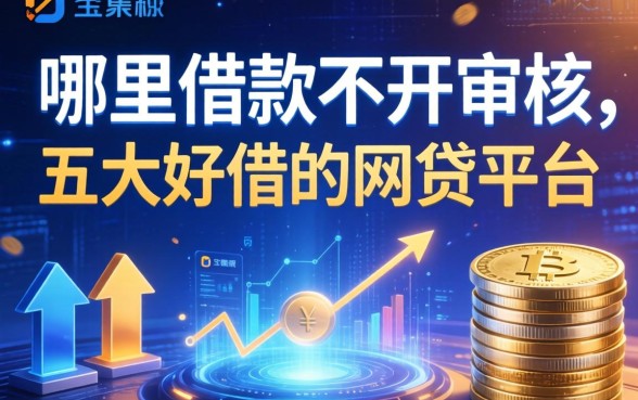 哪里可以借款不用审核，五大好借的网贷平台