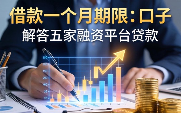 借款一个月期限的口子，解答五家融资平台贷款