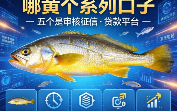 大黄鱼是哪个系列口子，分析五个不审核征信的贷款平台