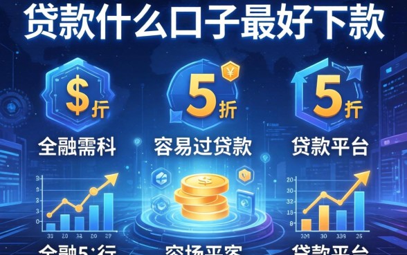 贷款什么口子最好下款，整合5个容易过的贷款平台