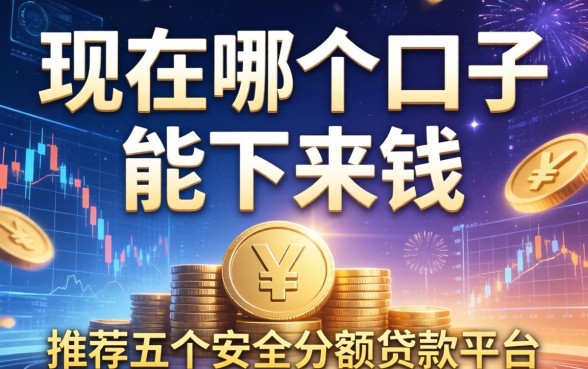 现在哪个口子能下来钱，推荐五个安全小额贷款平台