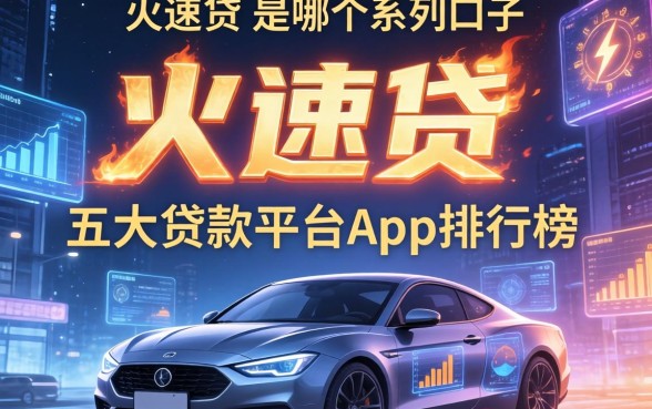 火速贷是哪个系列口子，五大贷款平台app排行榜