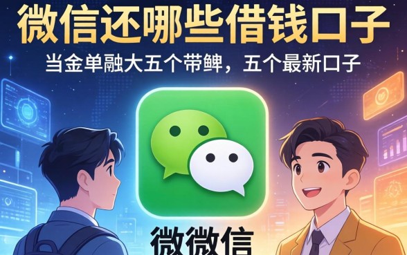 微信还有哪些借钱口子，总结五个最新口子