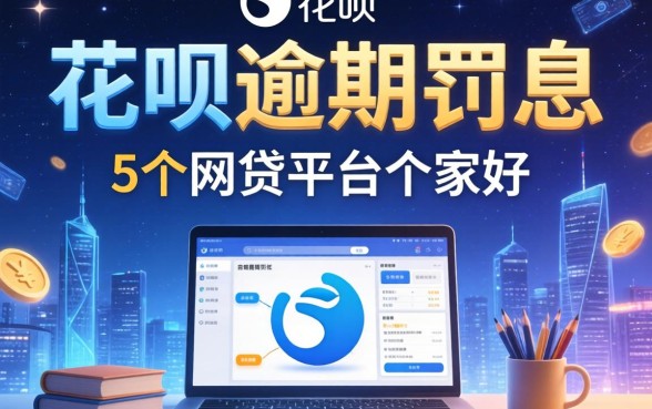 花呗逾期罚息会怎么样，归纳5个网贷平台哪家好