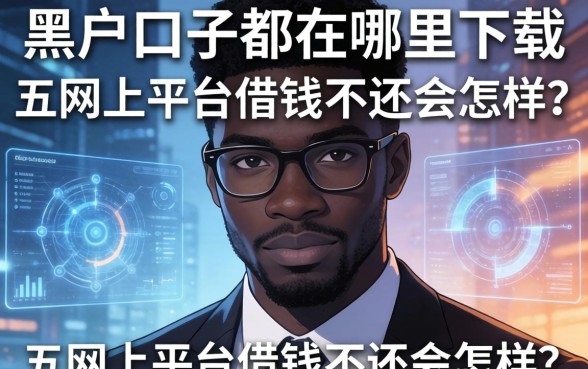 黑户口子都在哪里下载，总结五个网上平台借钱不还会怎样