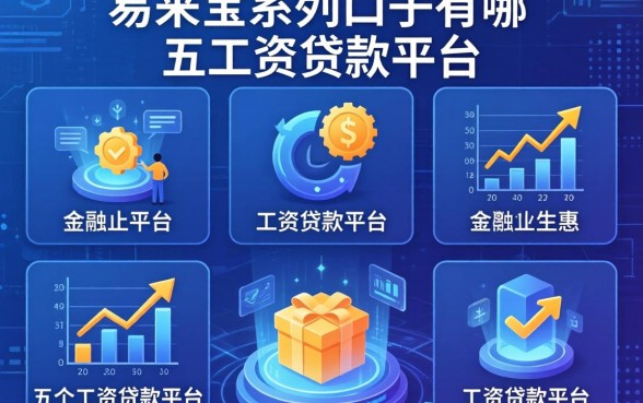 易来宝系列口子有哪些，分析五个工资贷款平台